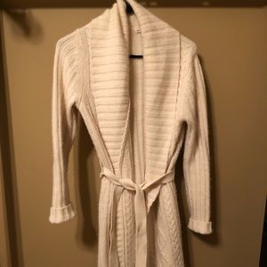 Banana Republic duster cardigan angora s